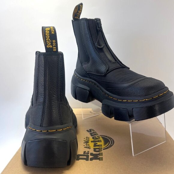 Dr Martens Air Wair Chelsea Boots Black Leather Women Size UK4 US5 - Picture 6 of 11